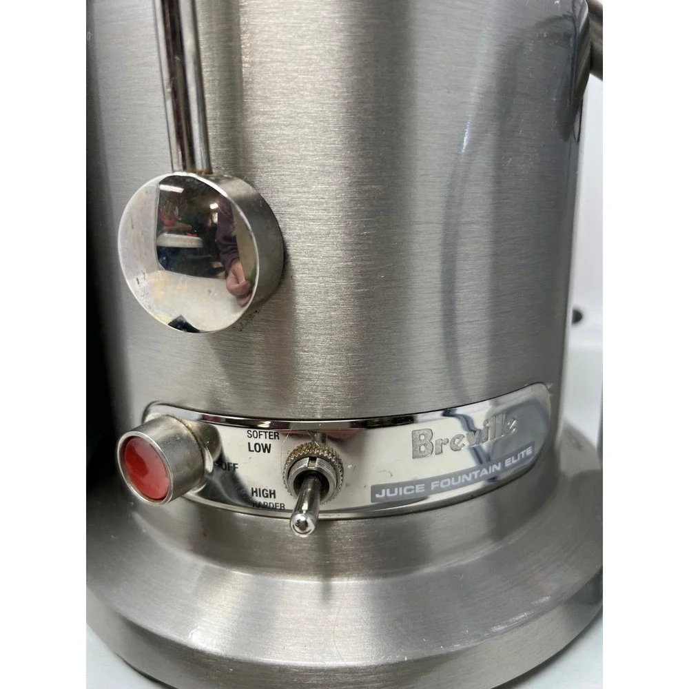 Breville Juice Fountain Elite 800JEXL/B 1000W Juicer Stainless Tested Works Vid